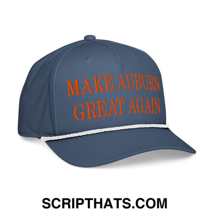 Make Auburn Great Again Embroidered 5 Panel Rope Hat Default Title