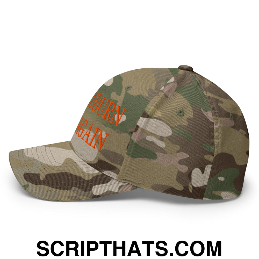 Make Auburn Great Again Embroidered Stretch Fit Baseball Hat Multicam Green