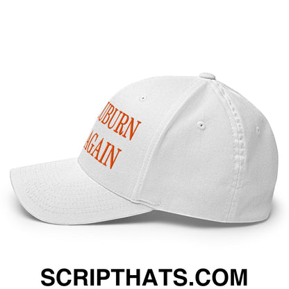 Make Auburn Great Again Embroidered Stretch Fit Baseball Hat White