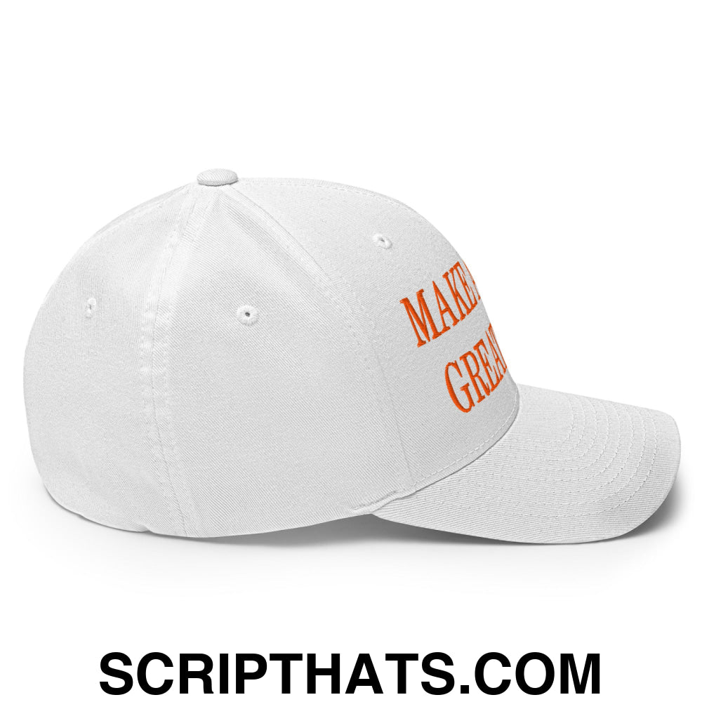 Make Auburn Great Again Embroidered Stretch Fit Baseball Hat White