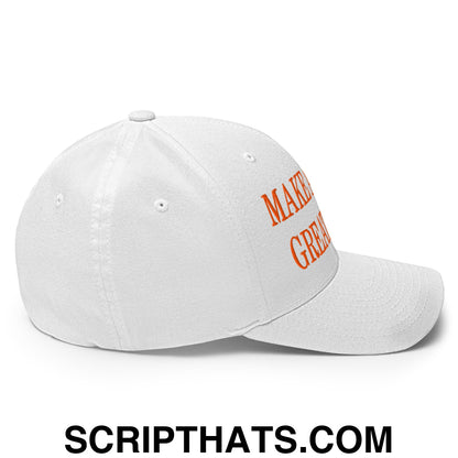 Make Auburn Great Again Embroidered Stretch Fit Baseball Hat White