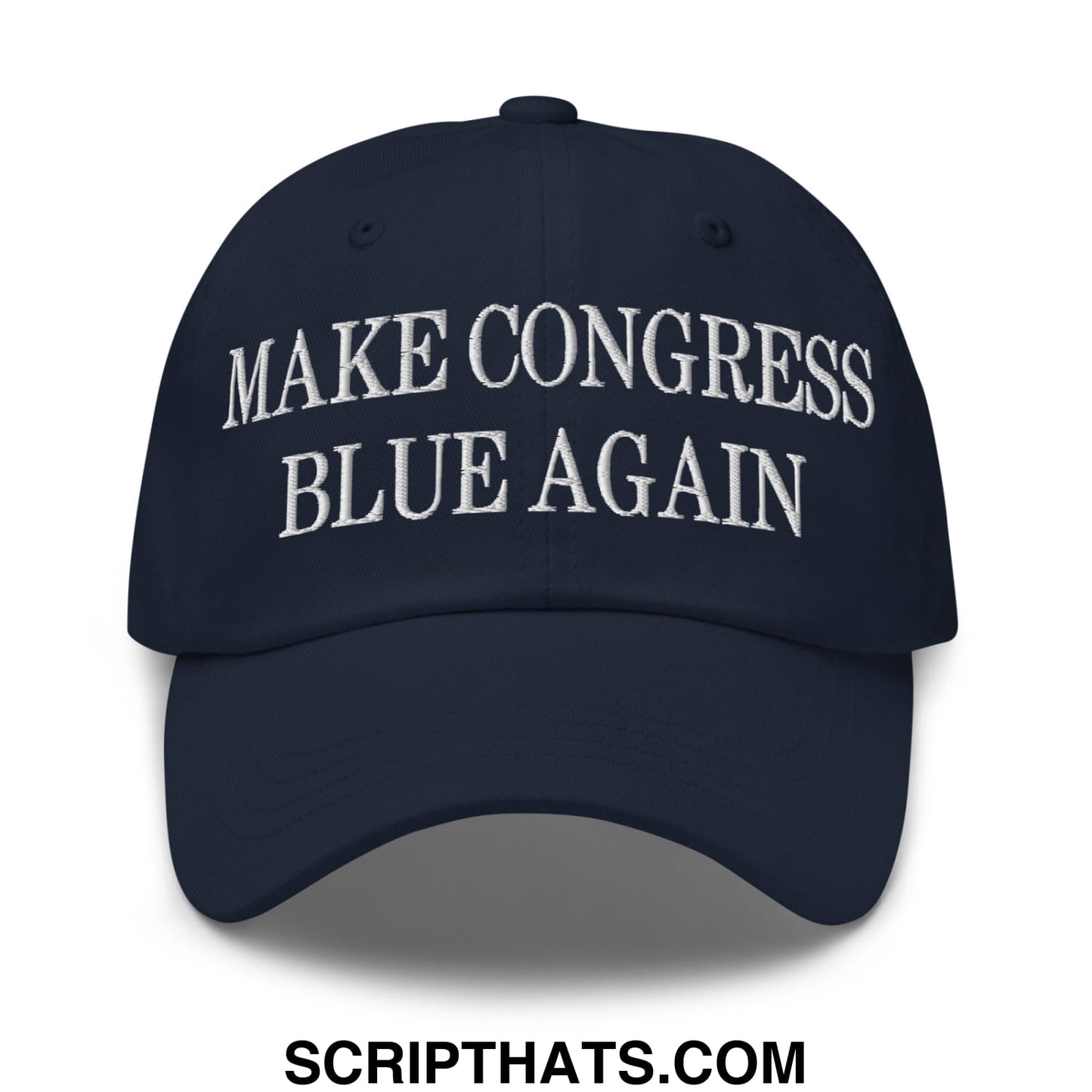 Make Congress Blue Again Embroidered Unstructured Dad Hat Navy