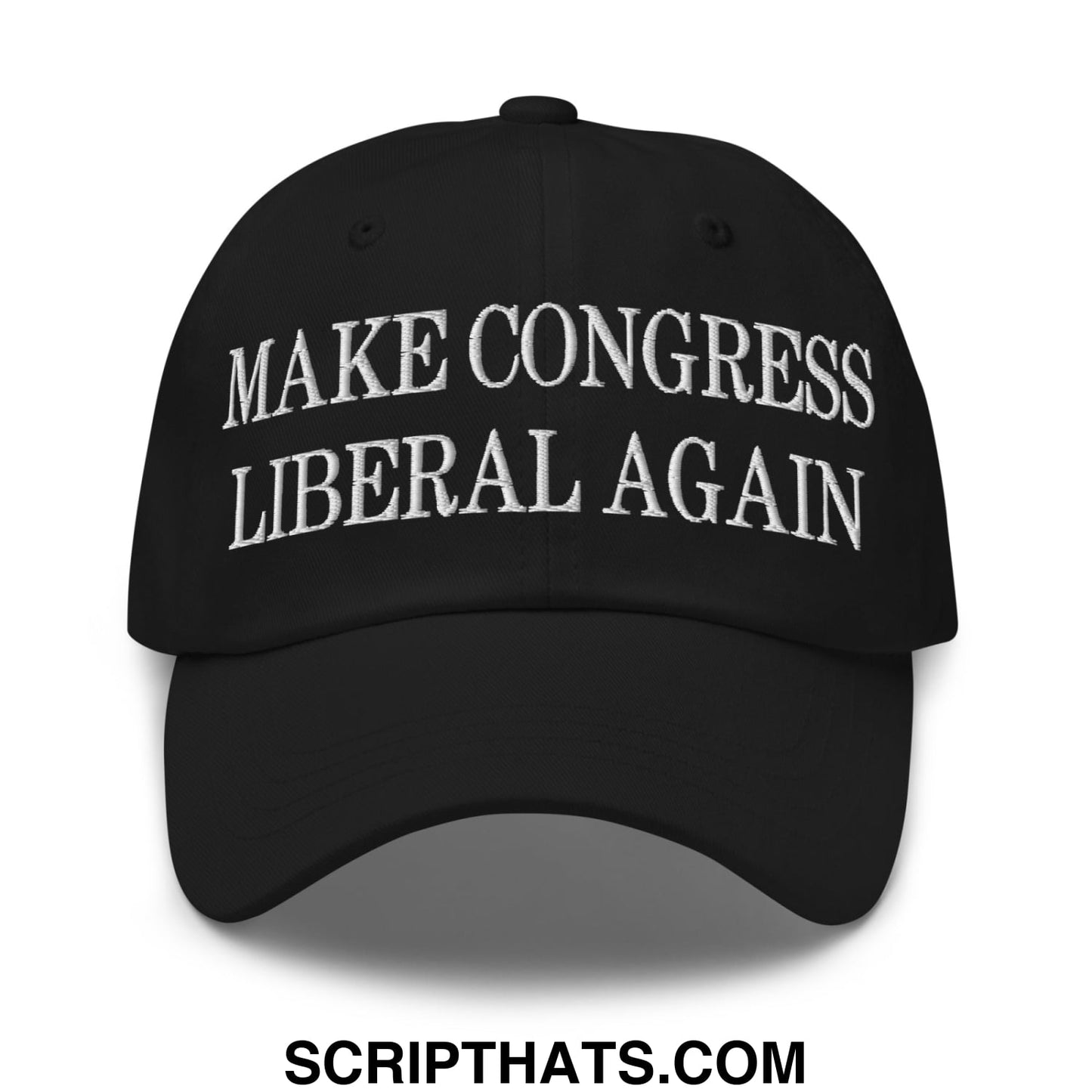 Make Congress Liberal Again Embroidered Unstructured Dad Hat Black