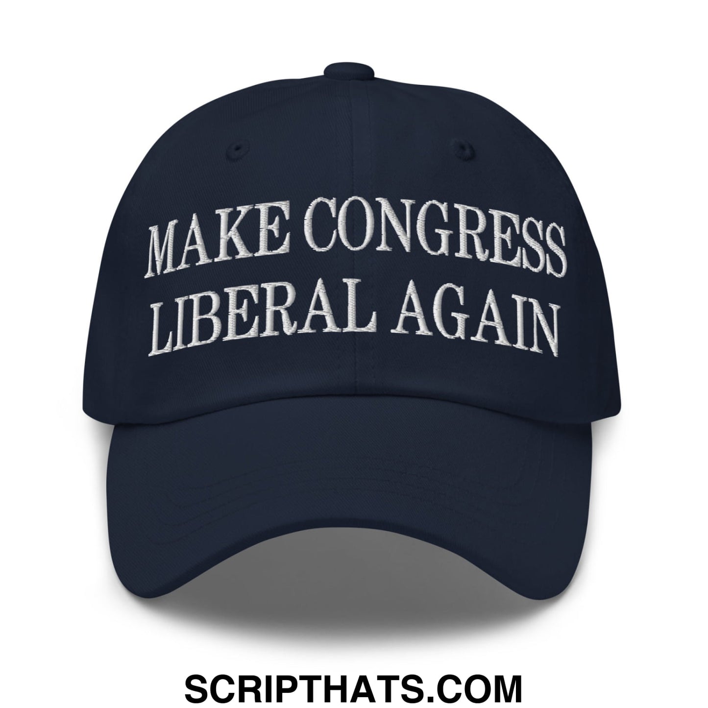 Make Congress Liberal Again Embroidered Unstructured Dad Hat Navy