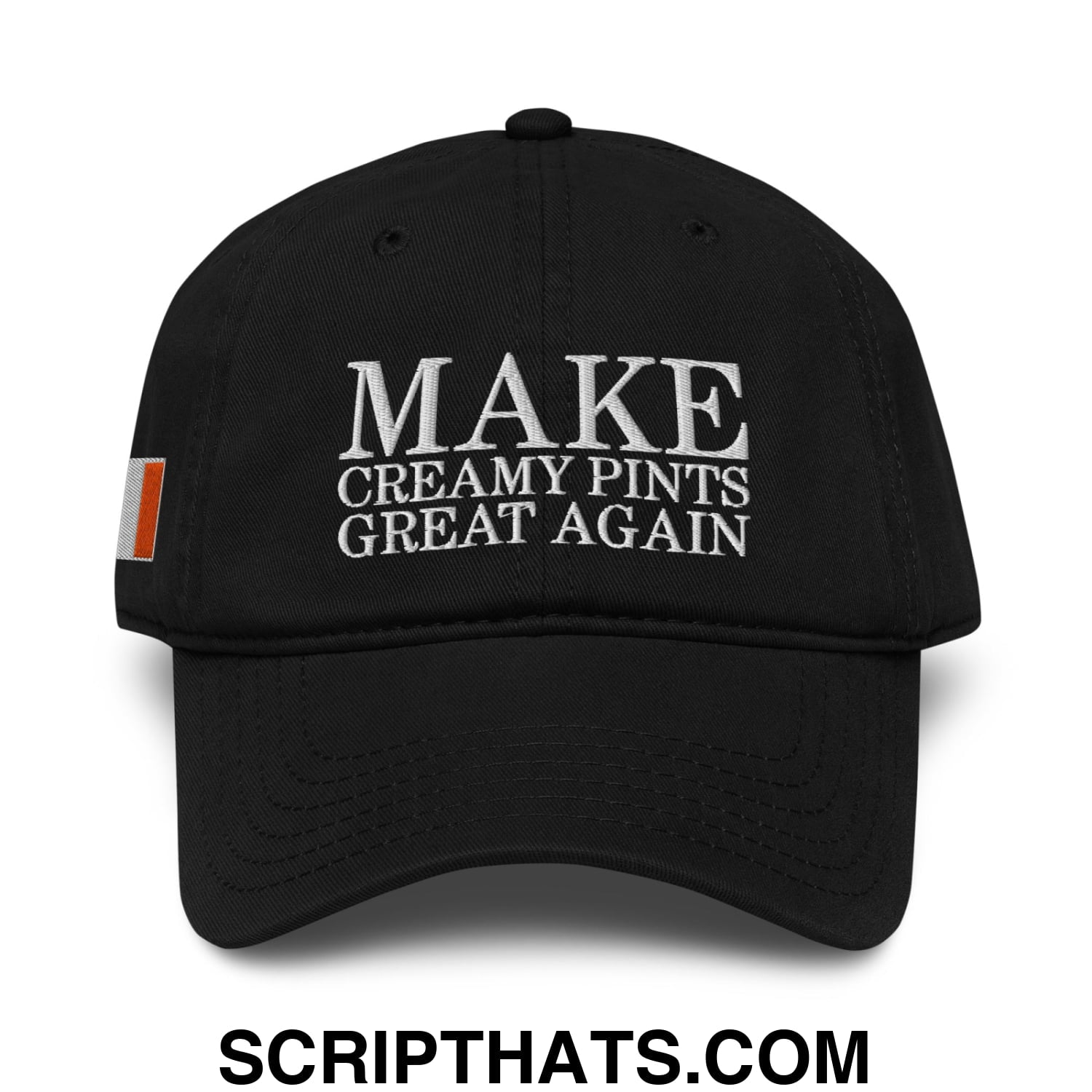 Make Creamy Pints Great Again Embroidered Baseball Dad Hat Khaki