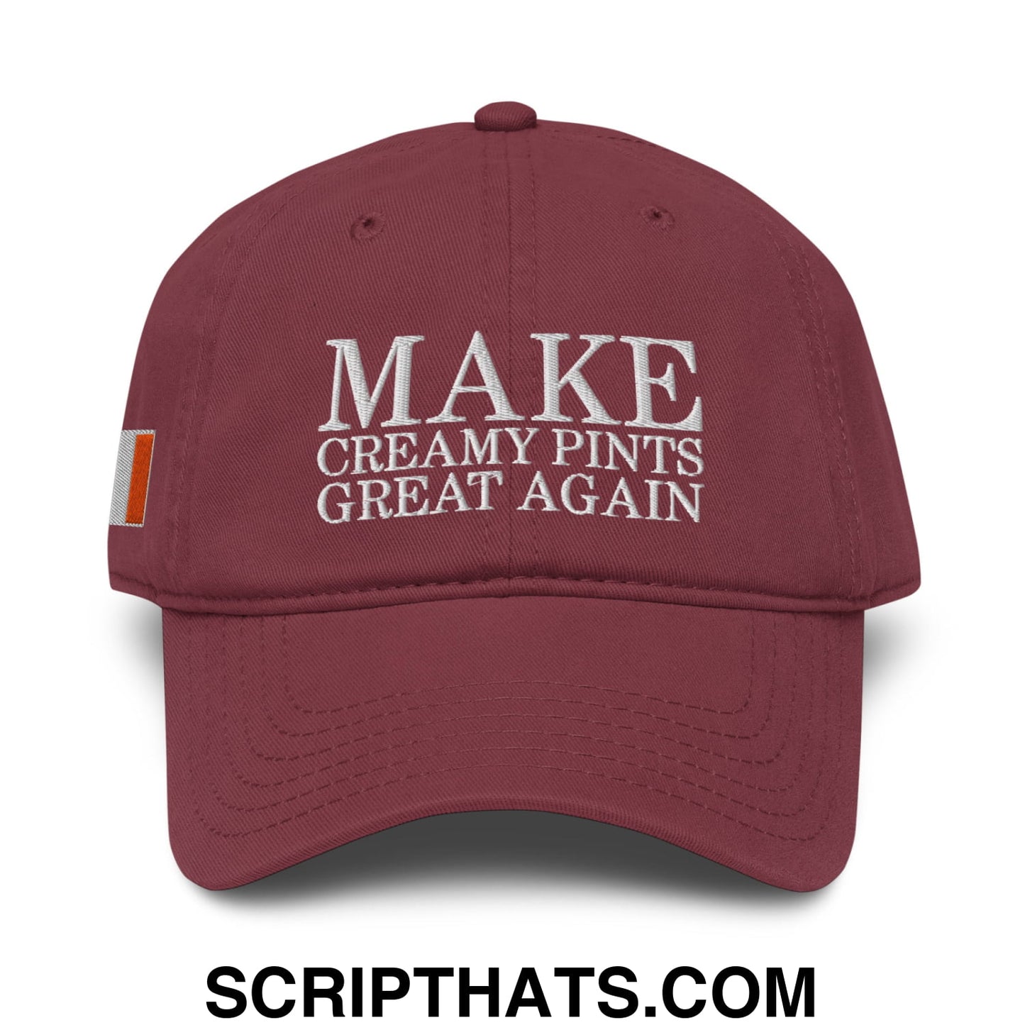 Make Creamy Pints Great Again Embroidered Baseball Dad Hat Black
