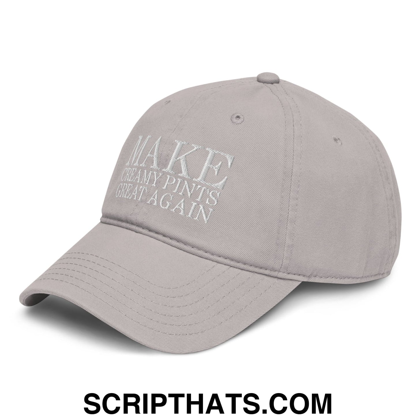 Make Creamy Pints Great Again Embroidered Baseball Dad Hat Maroon