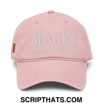 Make Creamy Pints Great Again Embroidered Baseball Dad Hat Maroon