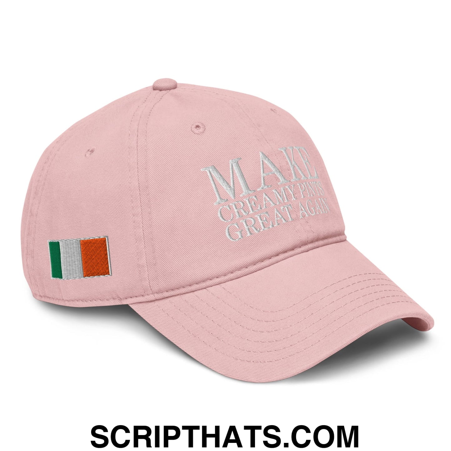 Make Creamy Pints Great Again Embroidered Baseball Dad Hat Dusty Rose