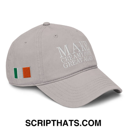 Make Creamy Pints Great Again Embroidered Baseball Dad Hat Gray