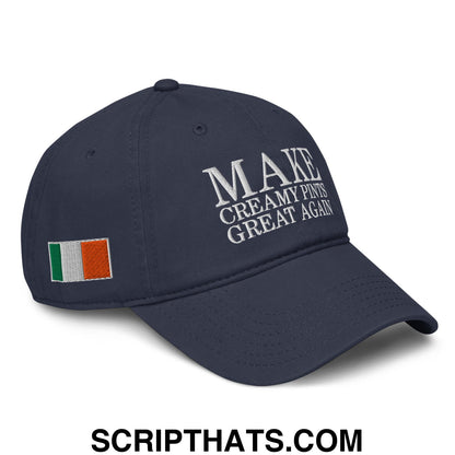 Make Creamy Pints Great Again Embroidered Baseball Dad Hat Navy