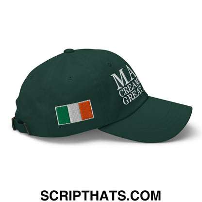 Make Creamy Pints Great Again Embroidered Unstructured Dad Hat Spruce