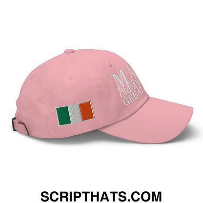 Make Creamy Pints Great Again Embroidered Unstructured Dad Hat Pink