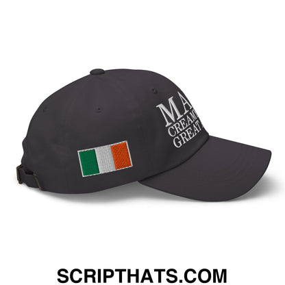 Make Creamy Pints Great Again Embroidered Unstructured Dad Hat Dark Grey