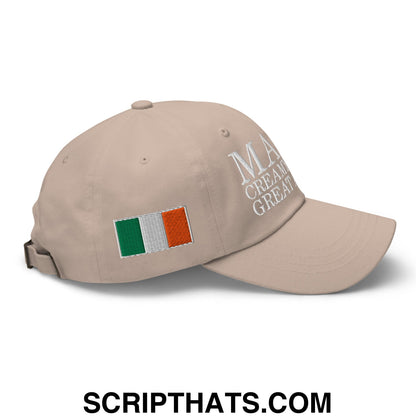 Make Creamy Pints Great Again Embroidered Unstructured Dad Hat Stone