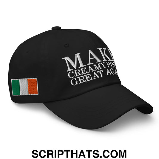 Make Creamy Pints Great Again Embroidered Unstructured Dad Hat Black