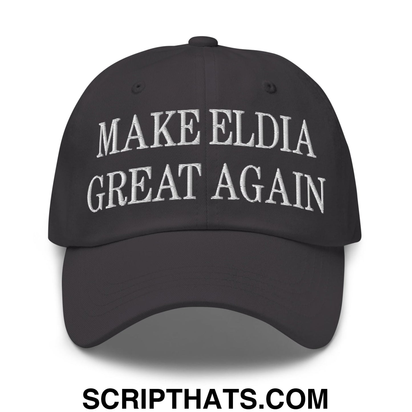 Make Eldia Great Again Embroidered Unstructured Dad Hat Dark Grey