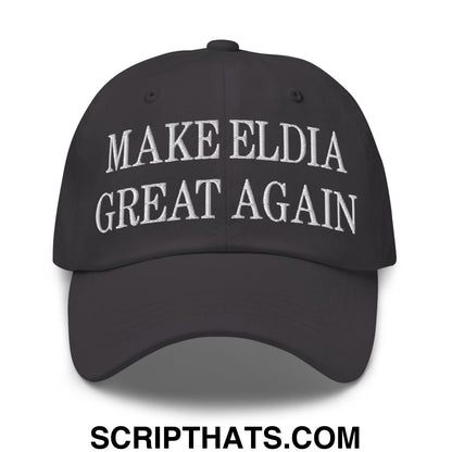 Make Eldia Great Again Embroidered Unstructured Dad Hat Dark Grey