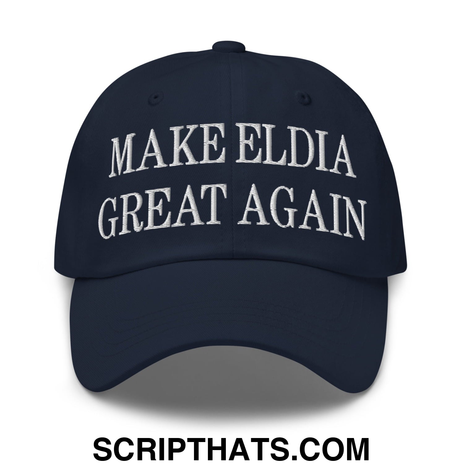Make Eldia Great Again Embroidered Unstructured Dad Hat Navy