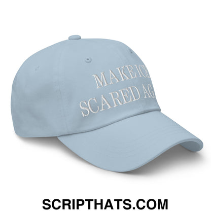 Make ICE Scared Again Embroidered Unstructured Dad Hat Light Blue