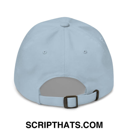 Make Jobs Black Again Embroidered Dad Hat Light Blue