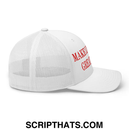 Make Liverpool Great Again Embroidered Mesh Trucker Hat White