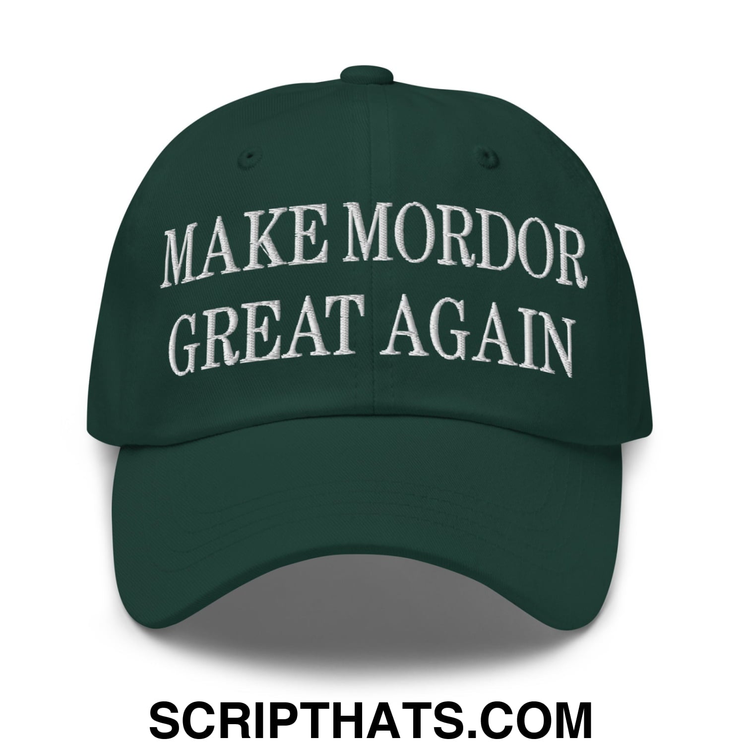 Make Mordor Great Again Embroidered Unstructured Dad Hat Spruce