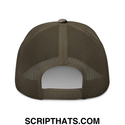 Make Speech Free Again Camo Trucker Hat Camo Olive