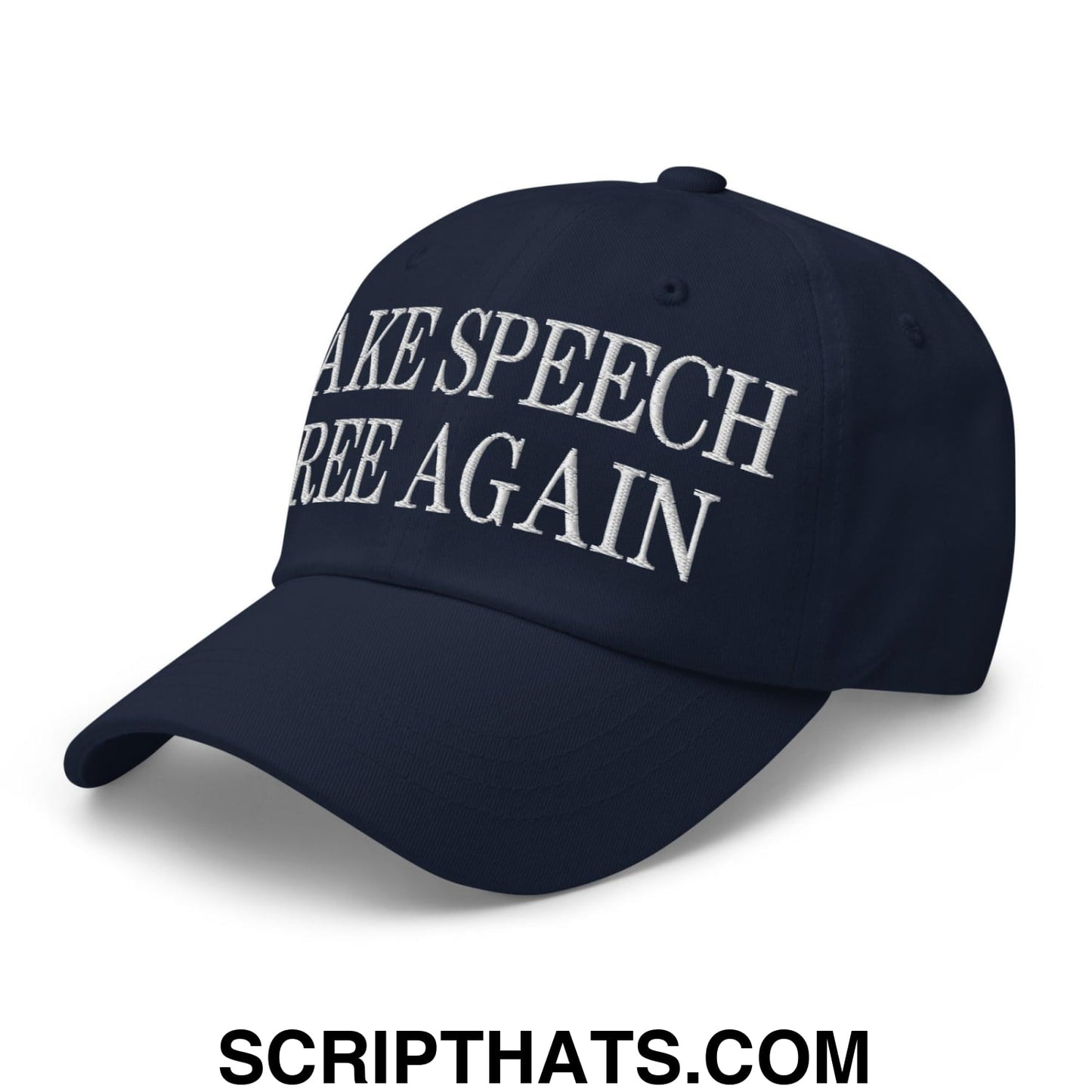 Make Speech Free Again Dad Hat Navy