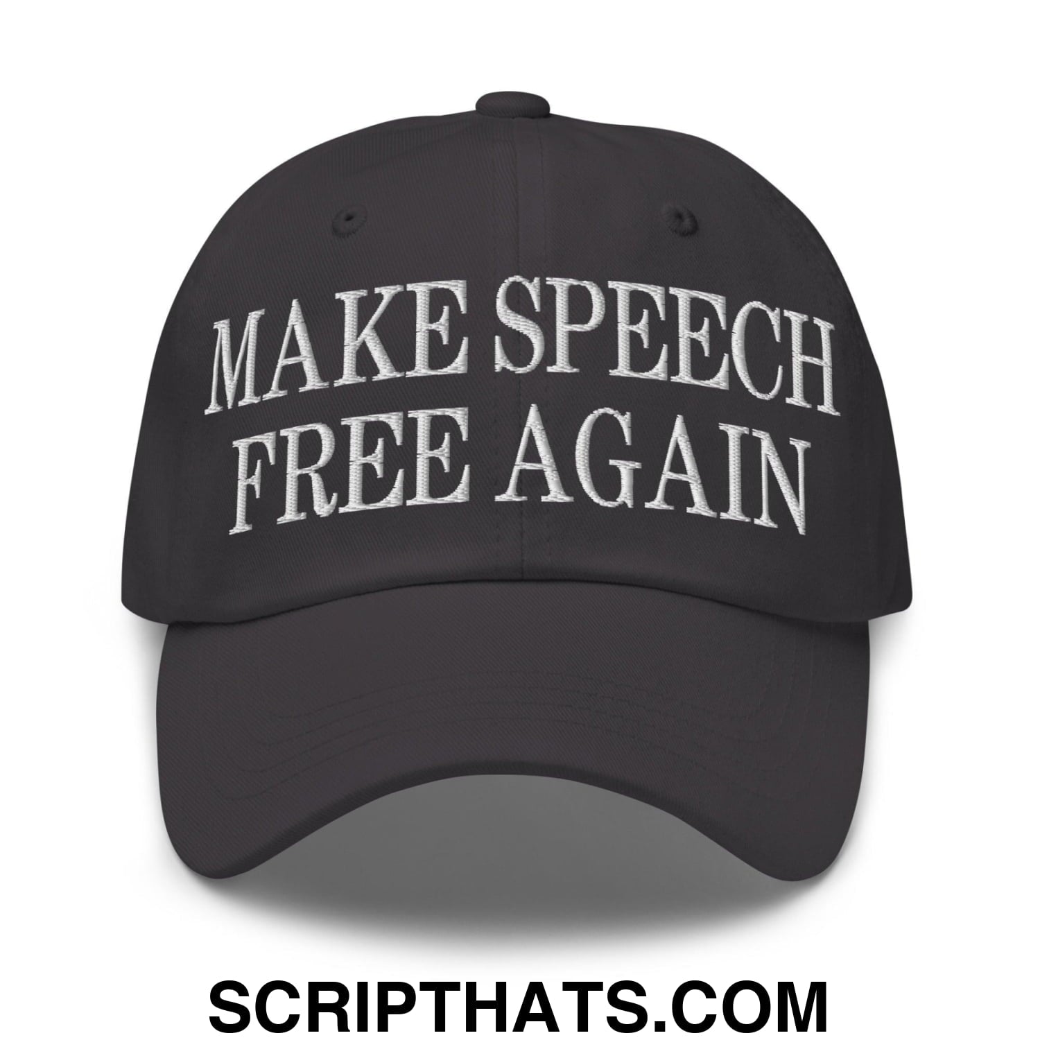 Make Speech Free Again Dad Hat Dark Grey