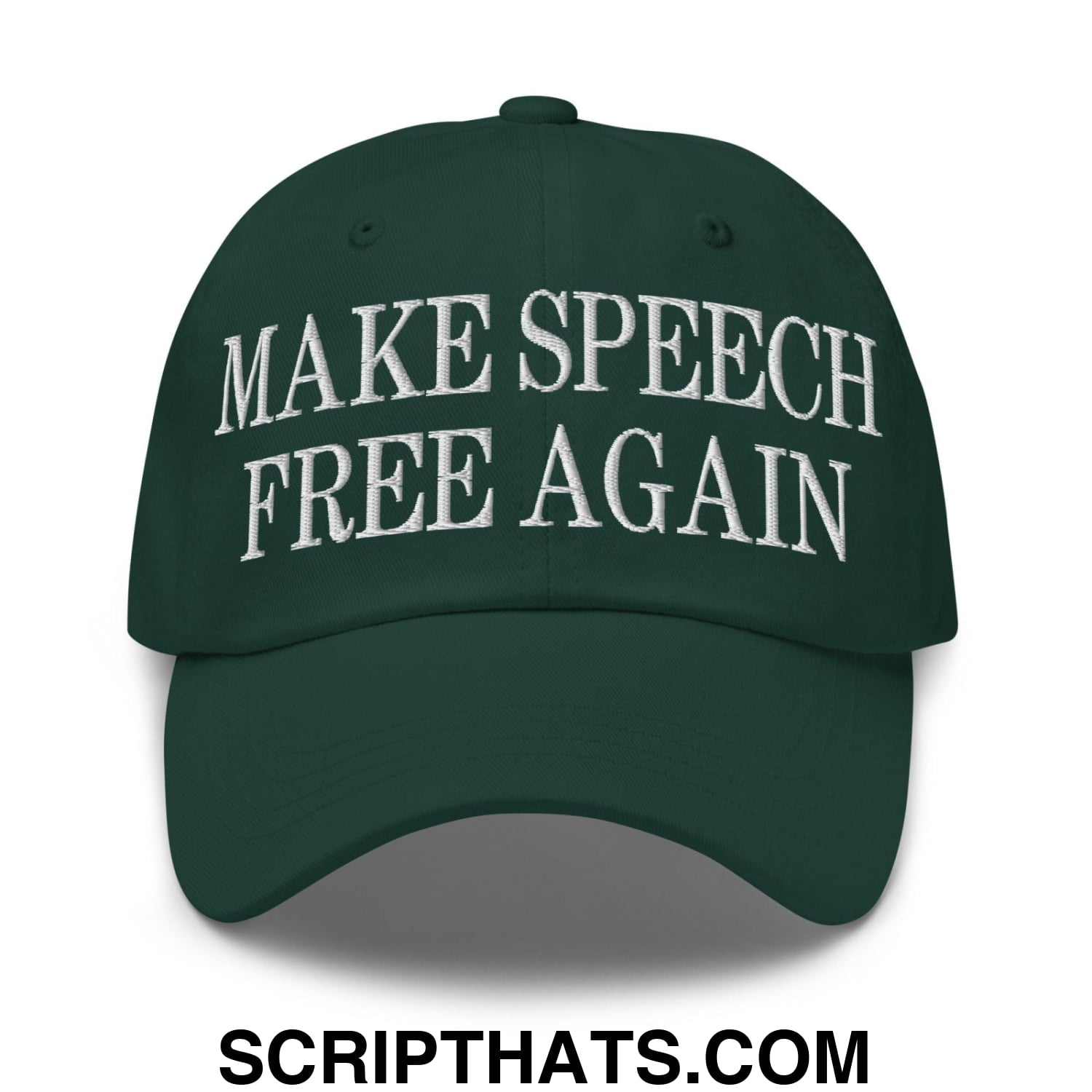 Make Speech Free Again Dad Hat Spruce