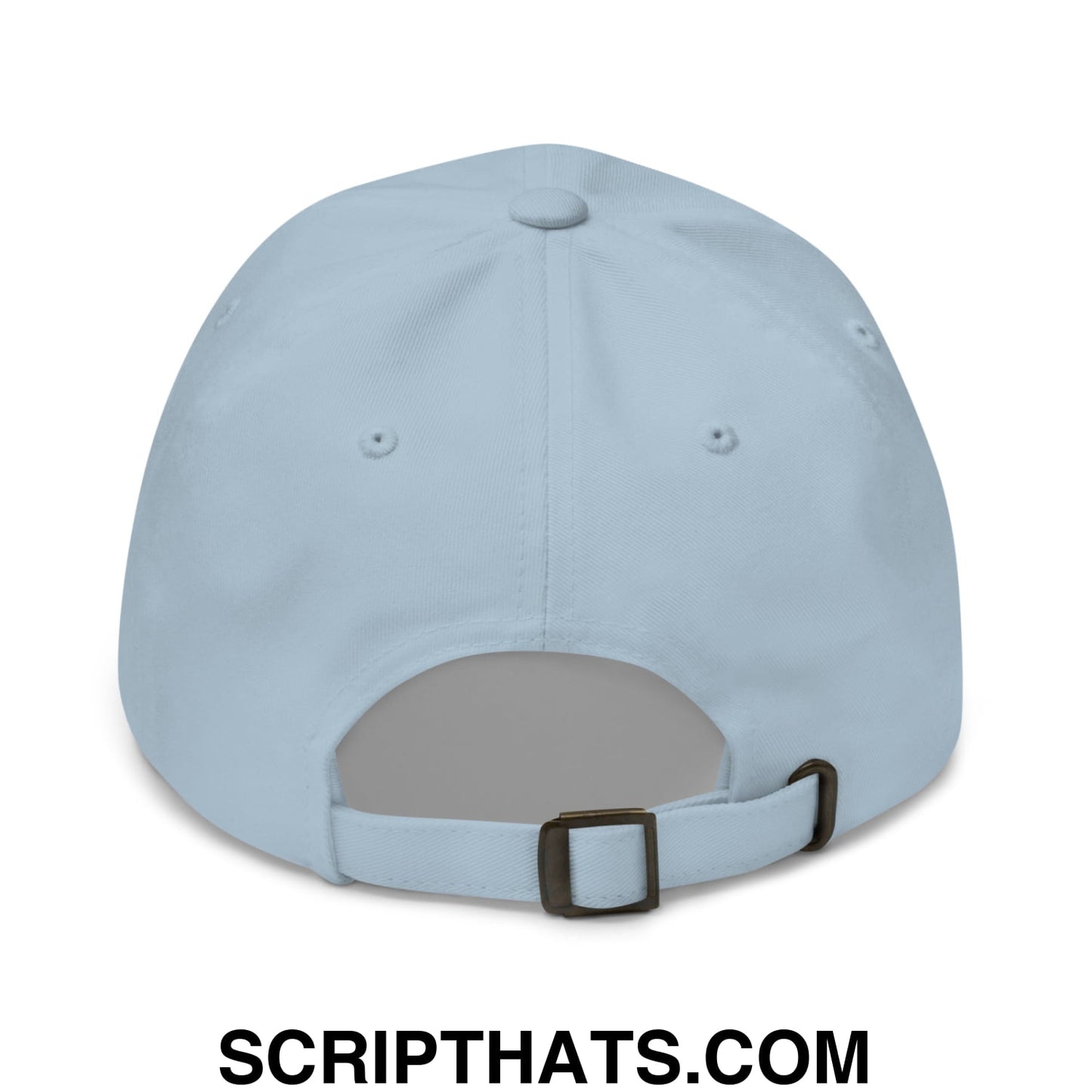 Make The President Black Again Embroidered Unstructured Dad Hat Light Blue