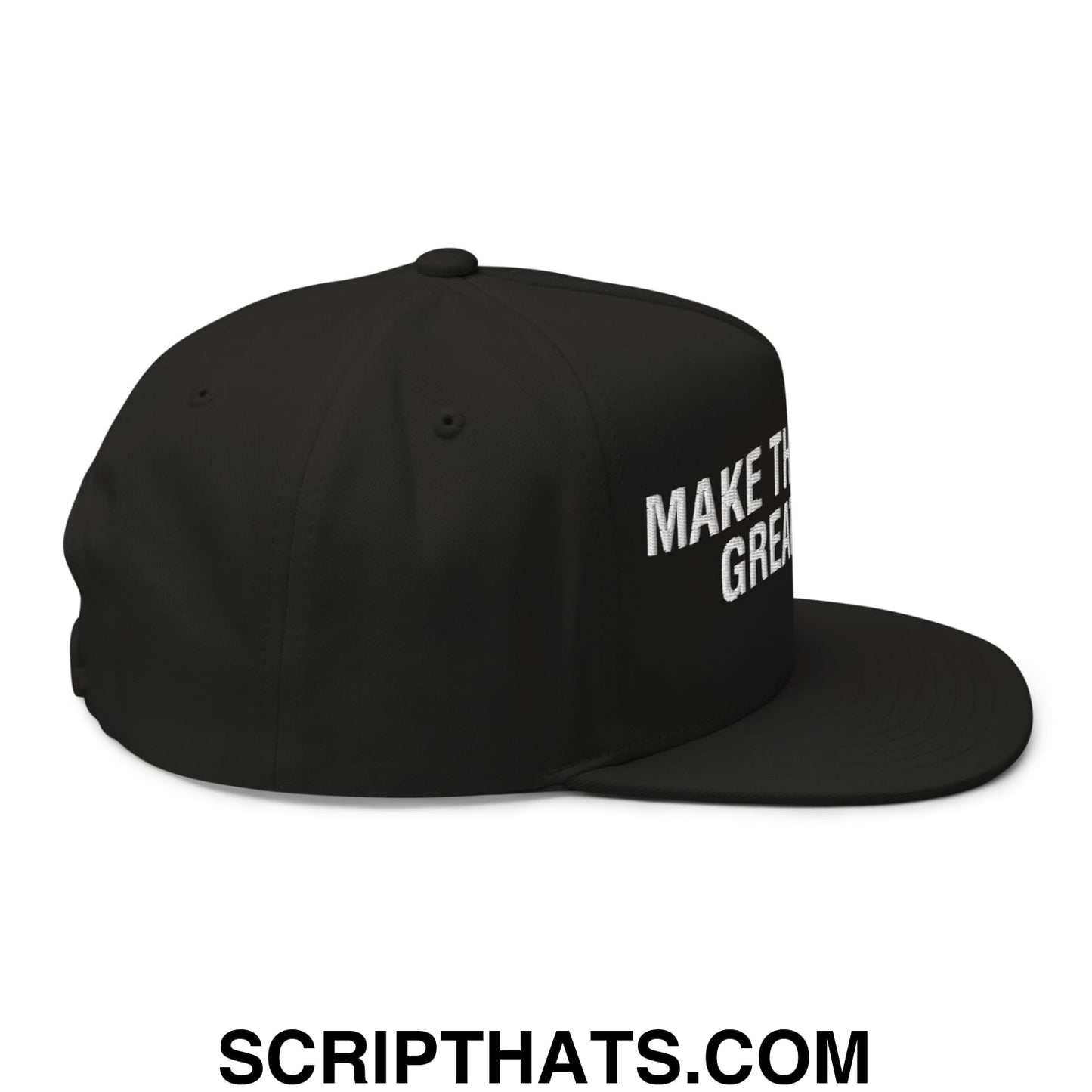 Make The Raiders Great Again 2026 Draft Day Embroidered 5 Panel Flat Bill Brim Snapback Hat Black