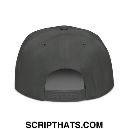 Make The Raiders Great Again 2026 Draft Day Embroidered Flat Brim Bill Snapback Hat Charcoal gray