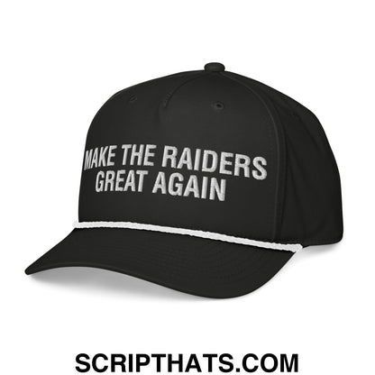 Make The Raiders Great Again 2026 Draft Day Embroidered Rope Snapback Hat Default Title