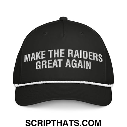 Make The Raiders Great Again 2026 Draft Day Embroidered Rope Snapback Hat Default Title