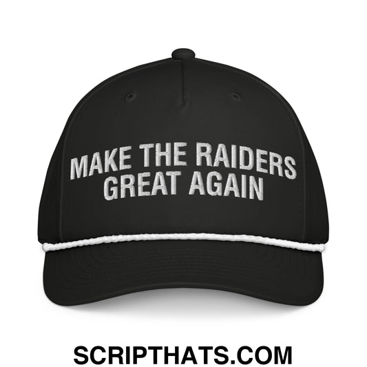 Make The Raiders Great Again 2026 Draft Day Embroidered Rope Snapback Hat Default Title