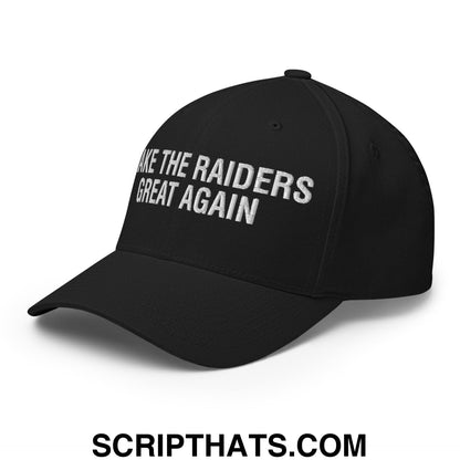 Make The Raiders Great Again 2026 Draft Day Embroidered Stretch Fit Baseball Hat Black