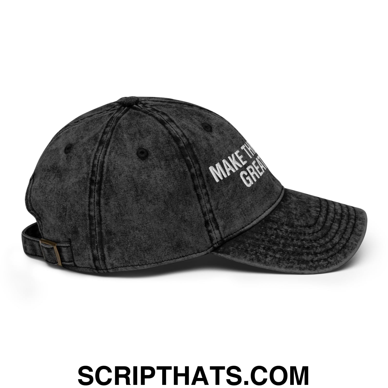Make The Raiders Great Again 2026 Draft Day Embroidered Unstructured Denim Dad Hat Default Title