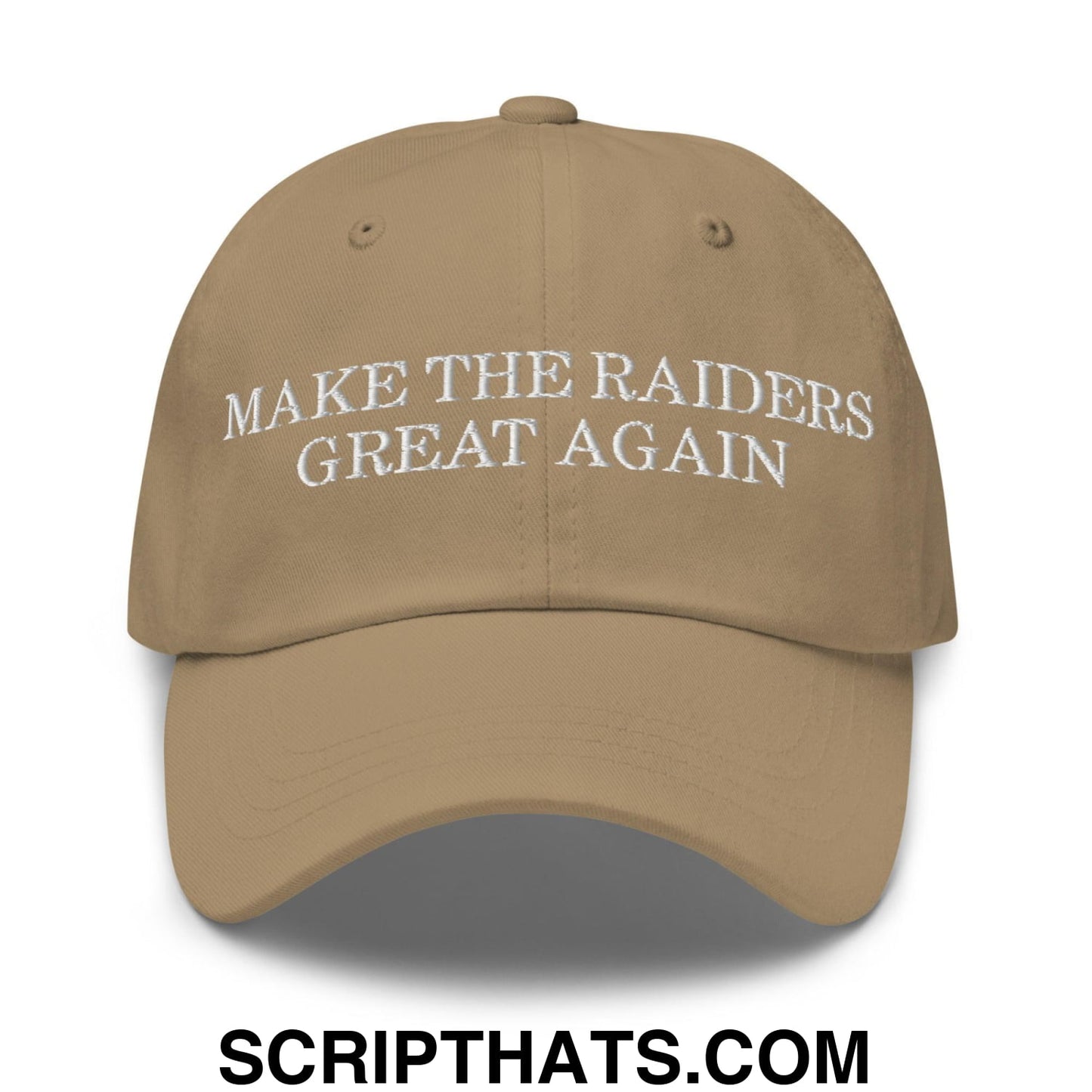 Make The Raiders Great Again Dad Hat Khaki