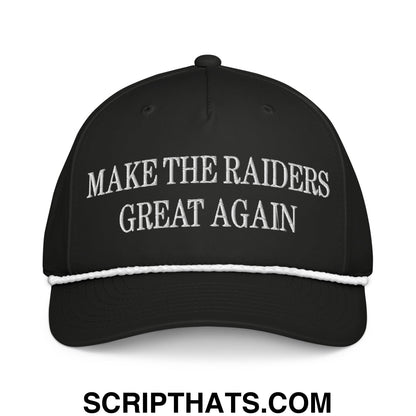Make The Raiders Great Again Embroidered 5 Panel Rope Hat Default Title