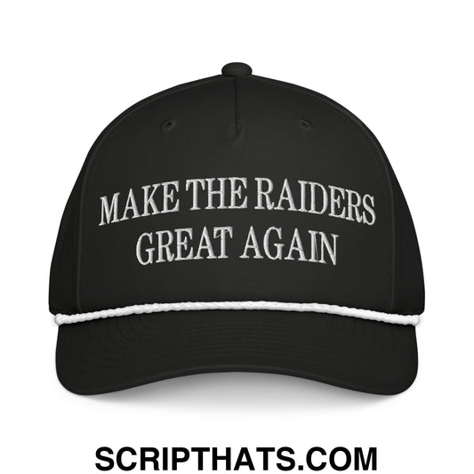 Make The Raiders Great Again Embroidered 5 Panel Rope Hat Default Title