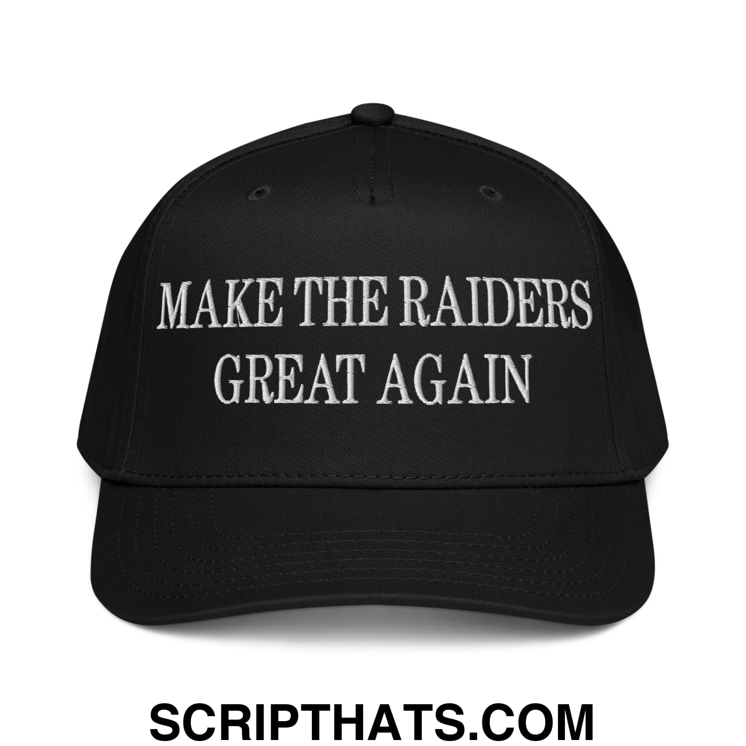 Make The Raiders Great Again Embroidered Baseball Snapback Hat Default Title