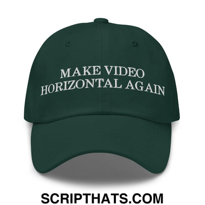 Make Video Horizontal Again Dad Hat Spruce