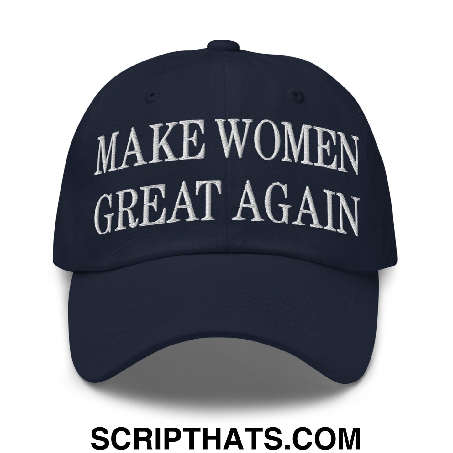 Make Women Great Again Embroidered Dad Hat Navy
