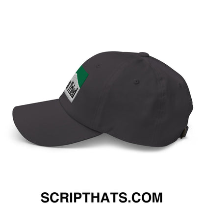 Mama Tried Cigarette Menthol Green Embroidered Unstructured Dad Hat Dark Grey