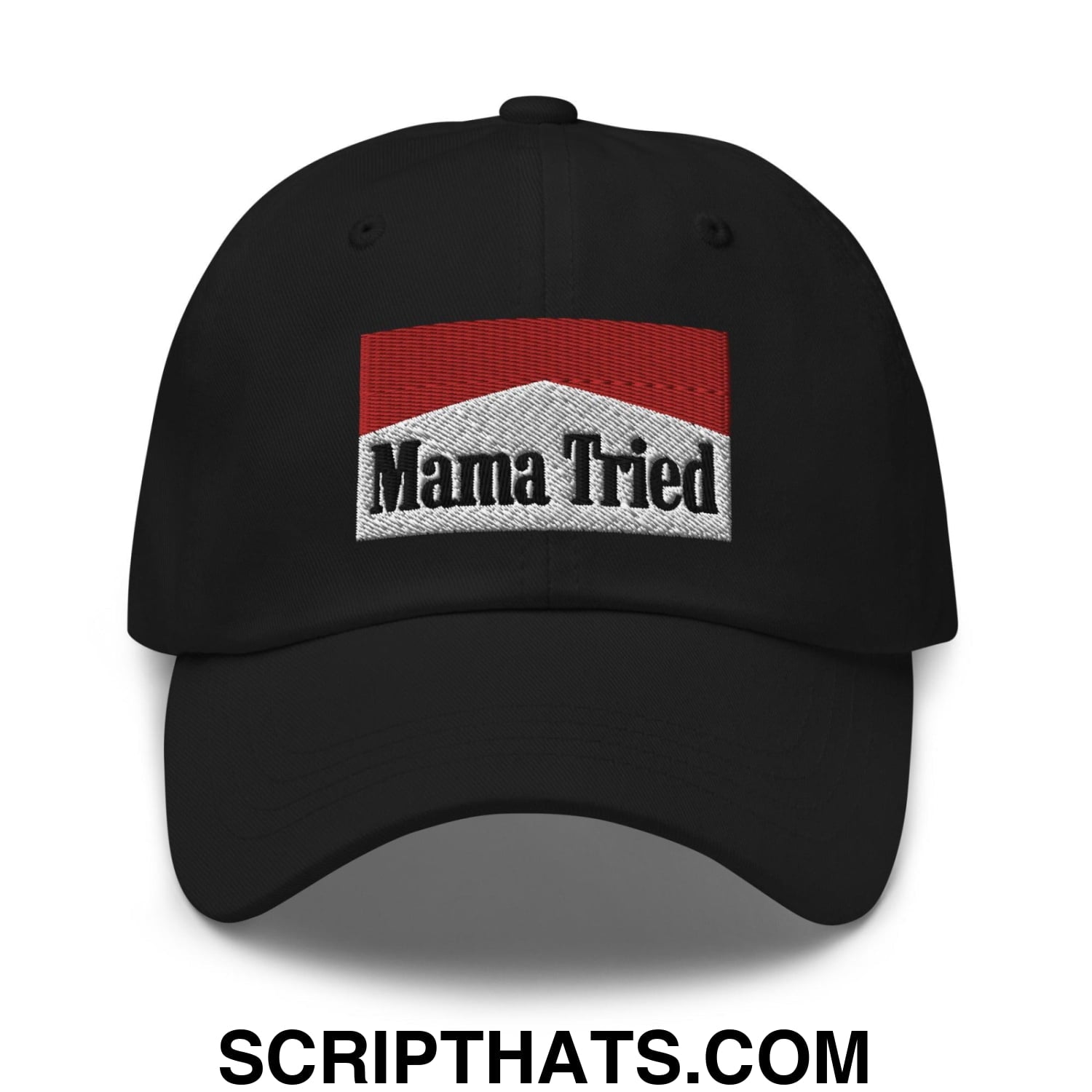 Mama Tried Parody Dad Hat Black