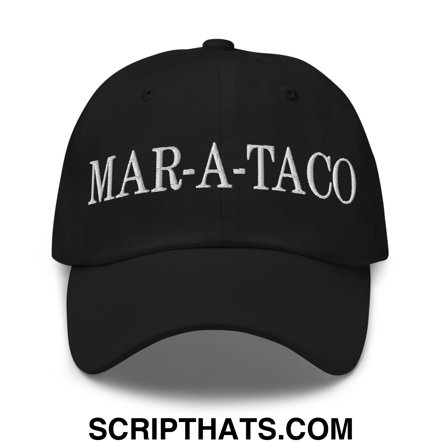 Mar-a-Taco Embroidered Unstructured Dad Hat Black