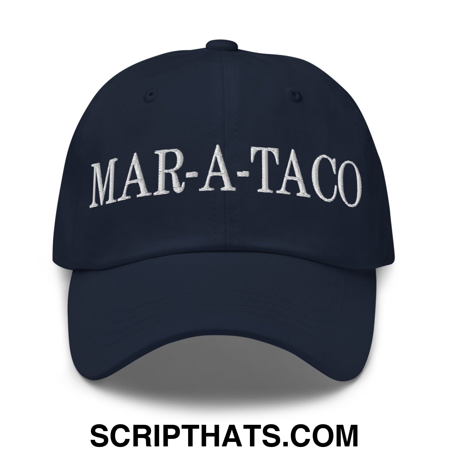 Mar-a-Taco Embroidered Unstructured Dad Hat Navy