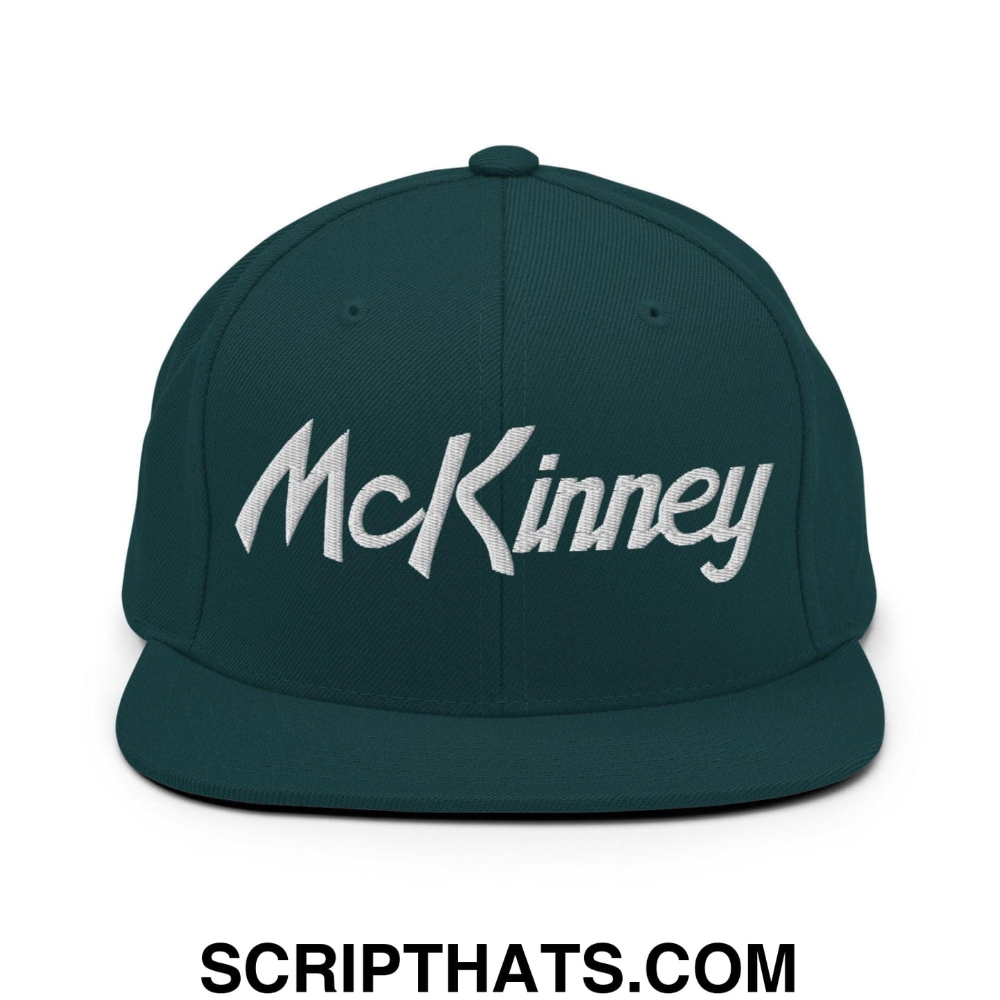 McKinney Script Snapback Hat Spruce